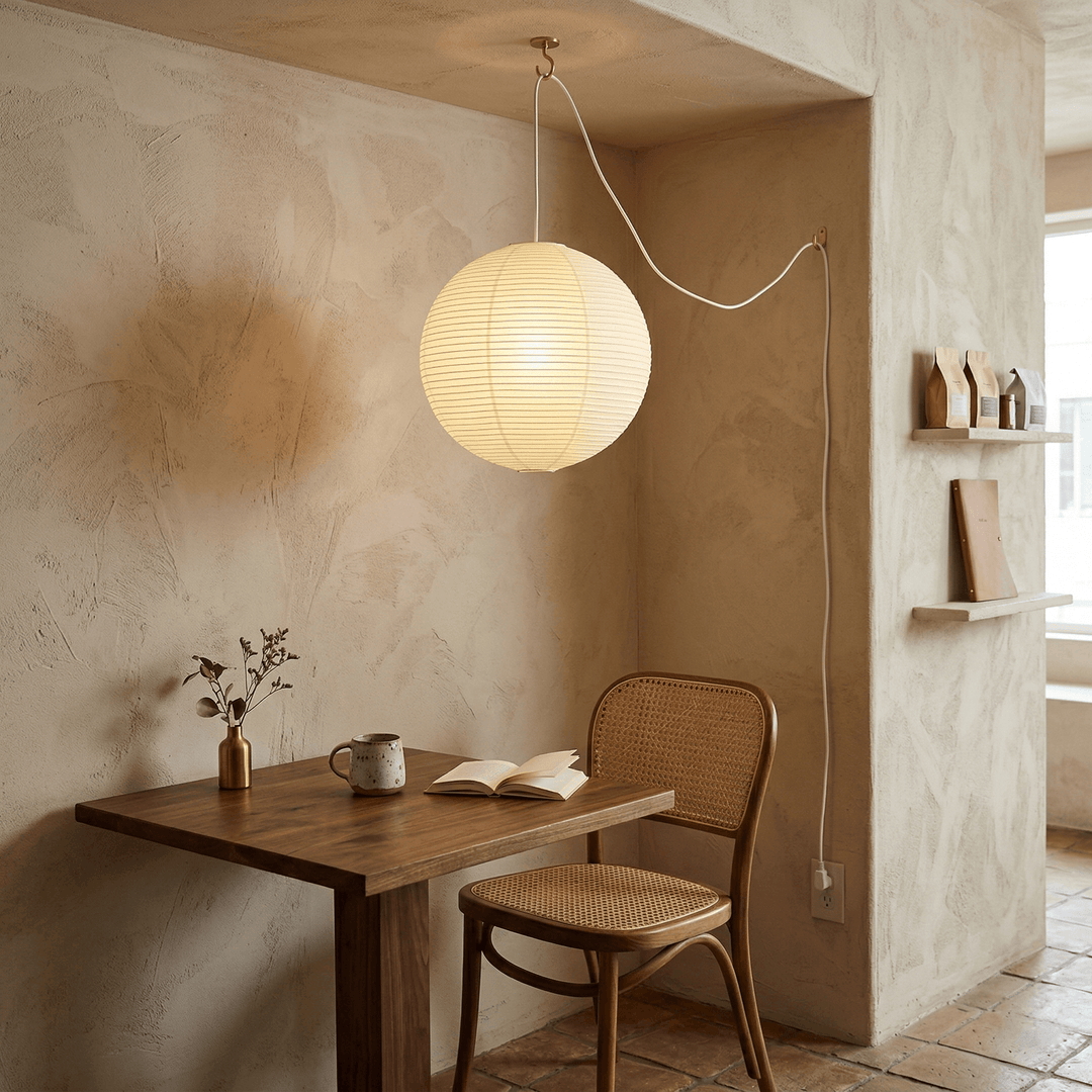 Aiko Paper Sphere Pendant Light