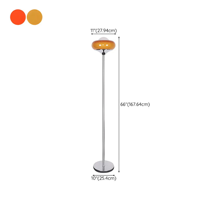 Joss Egg Glass Floor Lamp