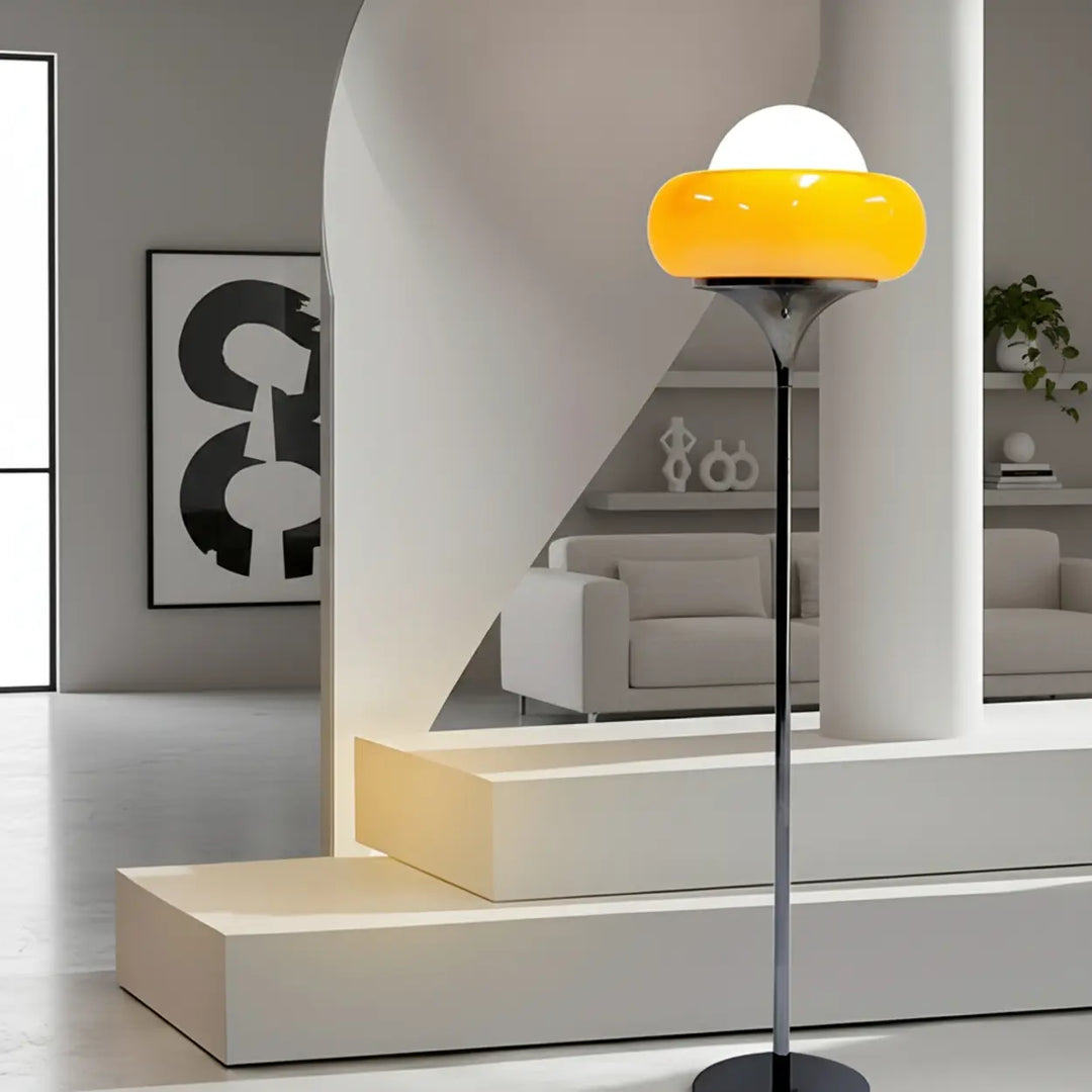 Joss Egg Glass Floor Lamp