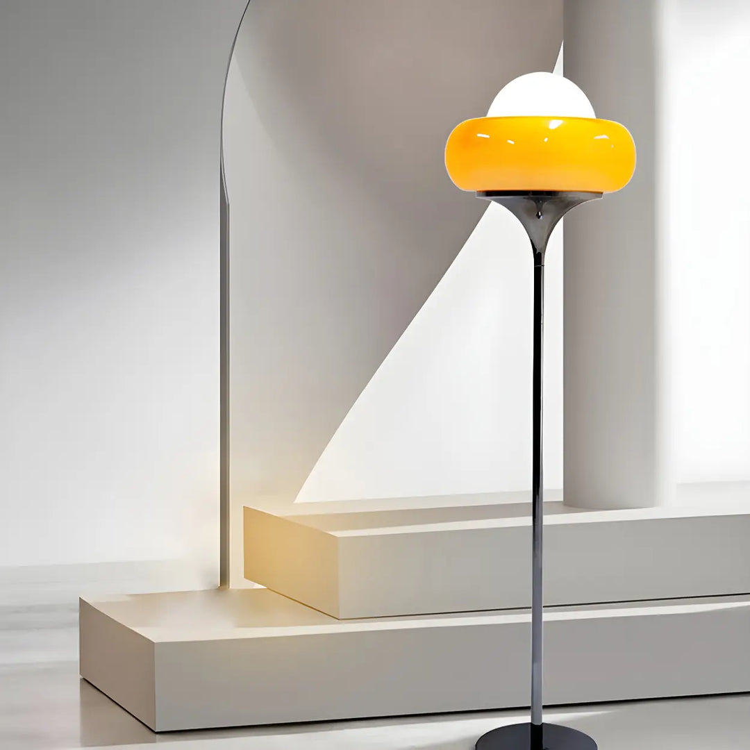 Joss Egg Glass Floor Lamp