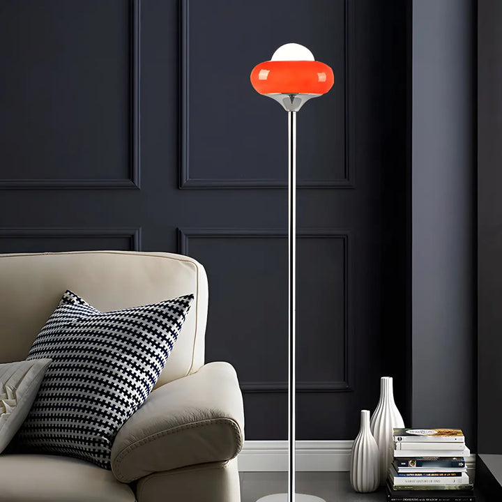 Joss Egg Glass Floor Lamp