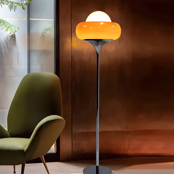 Joss Egg Glass Floor Lamp