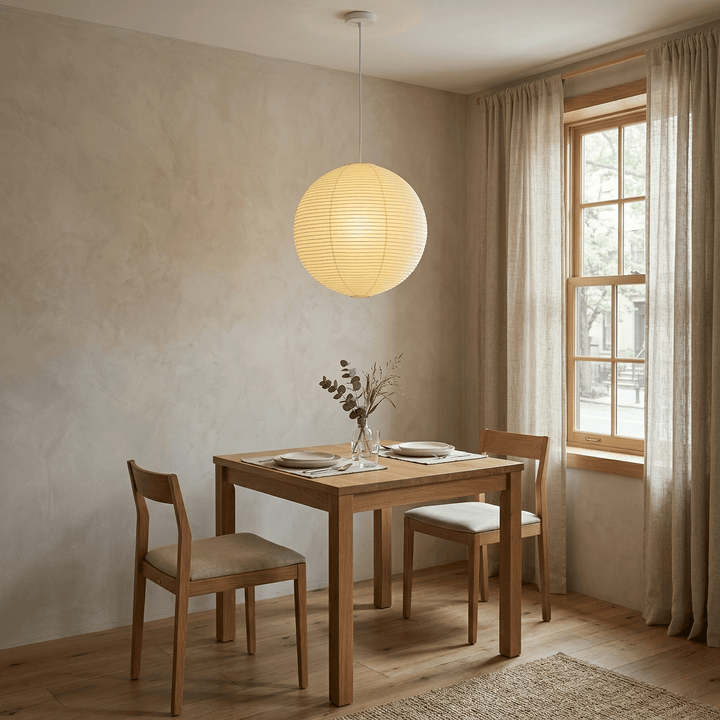Aiko Paper Sphere Pendant Light