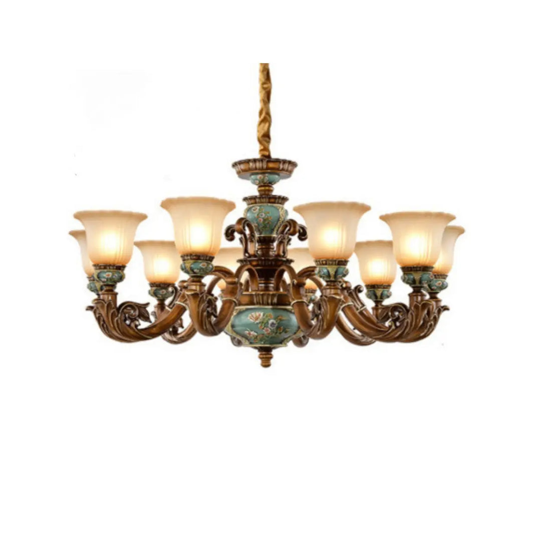 Estelle Ceramic Floral Chandelier
