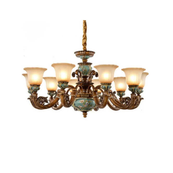 Estelle Ceramic Floral Chandelier