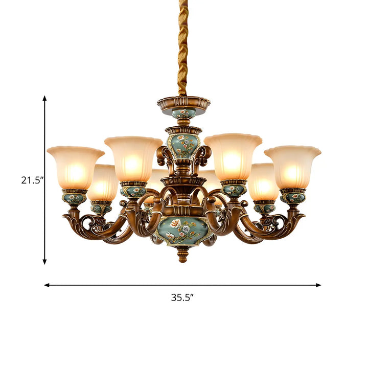 Estelle Ceramic Floral Chandelier