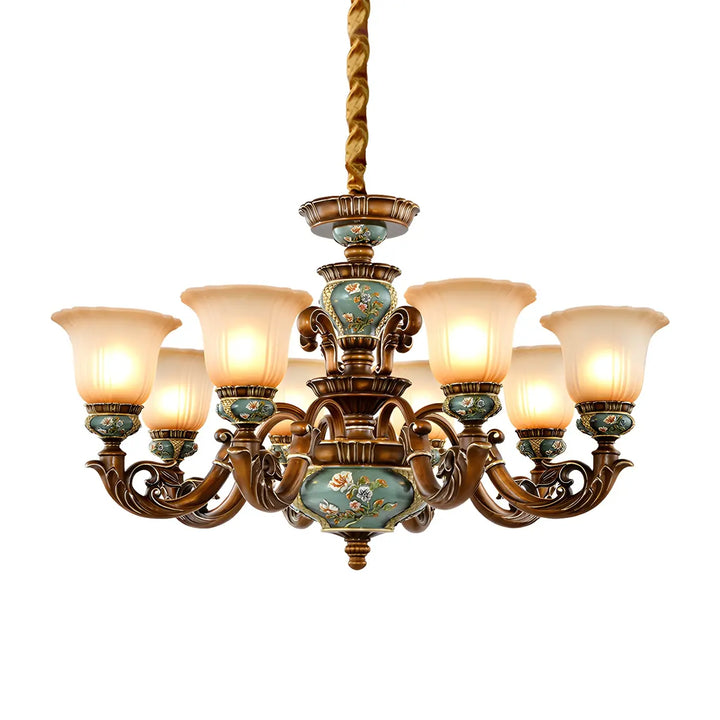 Estelle Ceramic Floral Chandelier