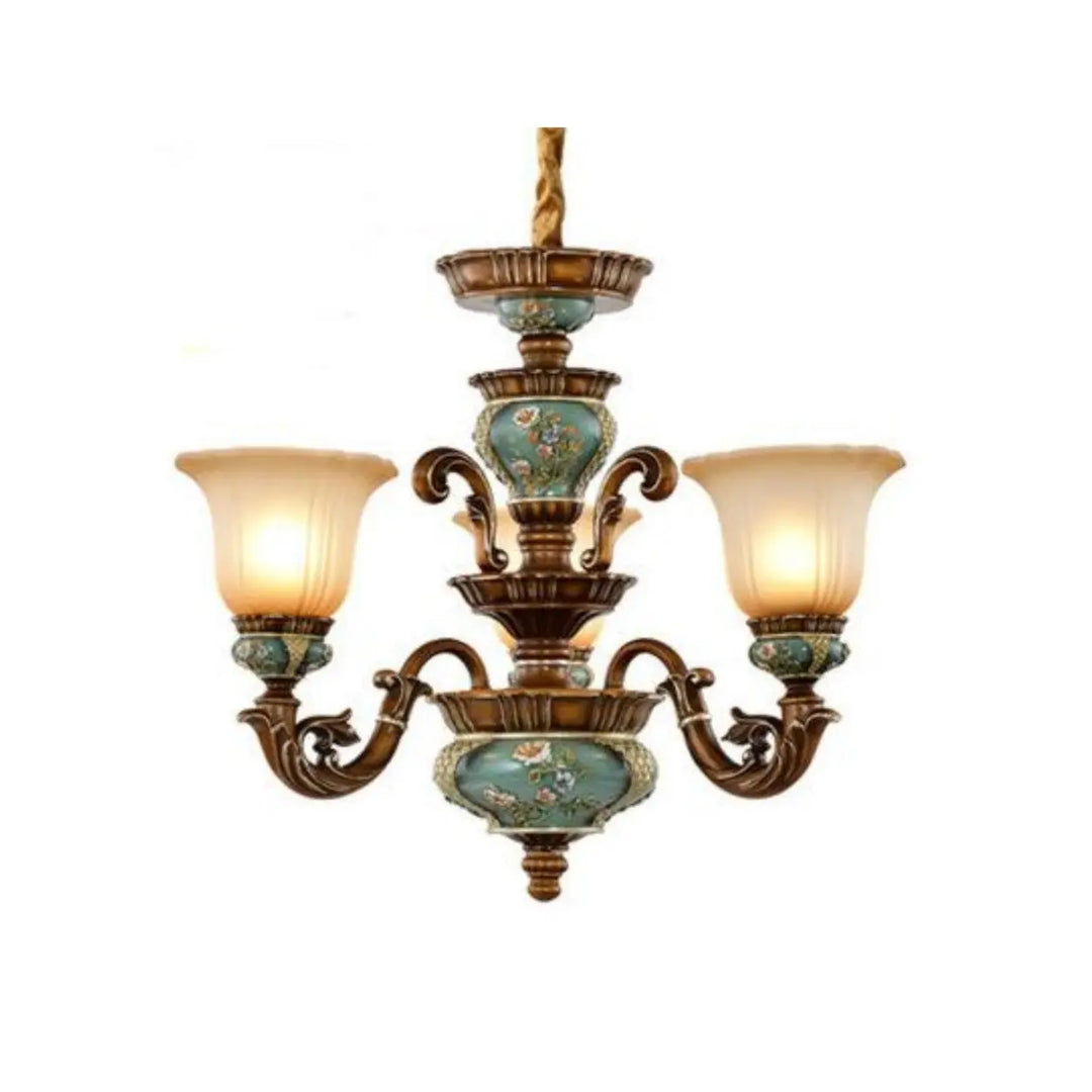 Estelle Ceramic Floral Chandelier
