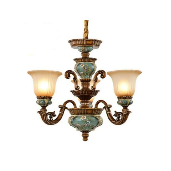 Estelle Ceramic Floral Chandelier