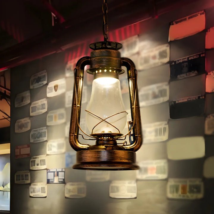 Boris Brass Lantern Pendant