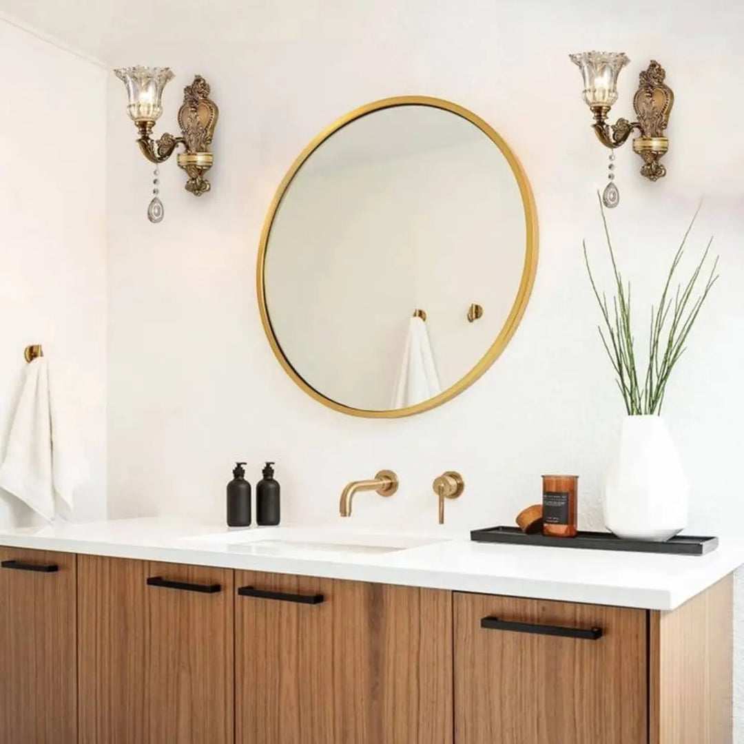 Colette Crystal Flower Sconce