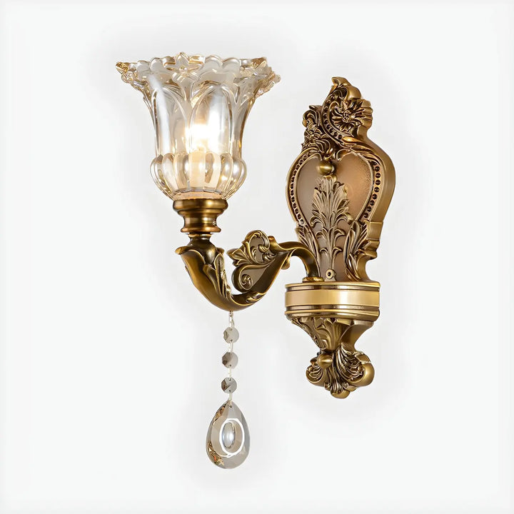 Colette Crystal Flower Sconce