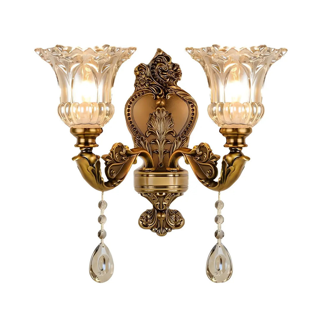 Colette Crystal Flower Sconce