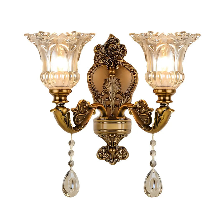 Colette Crystal Flower Sconce