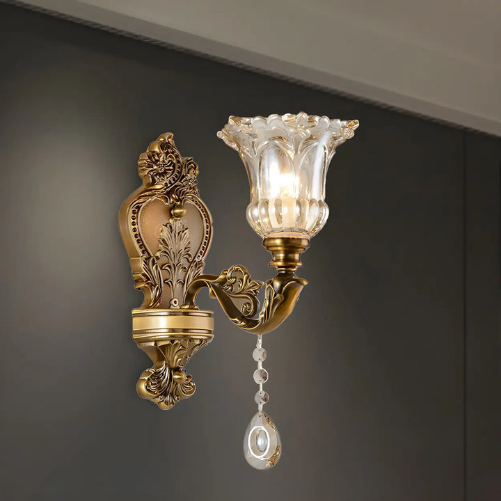 Colette Crystal Flower Sconce