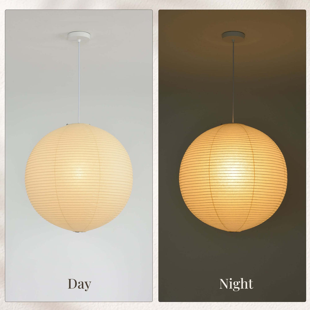 Aiko Paper Sphere Pendant Light