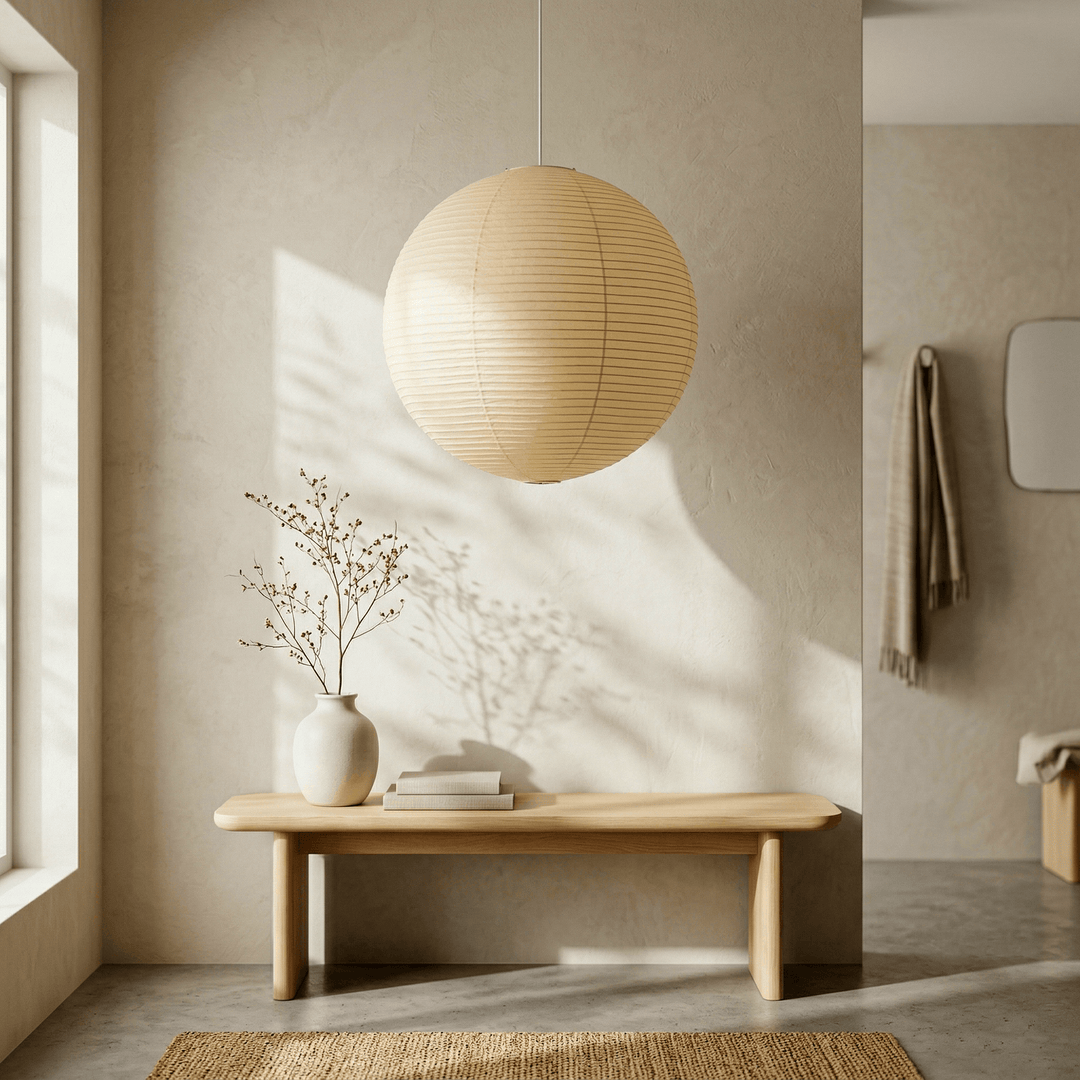 Aiko Paper Sphere Pendant Light