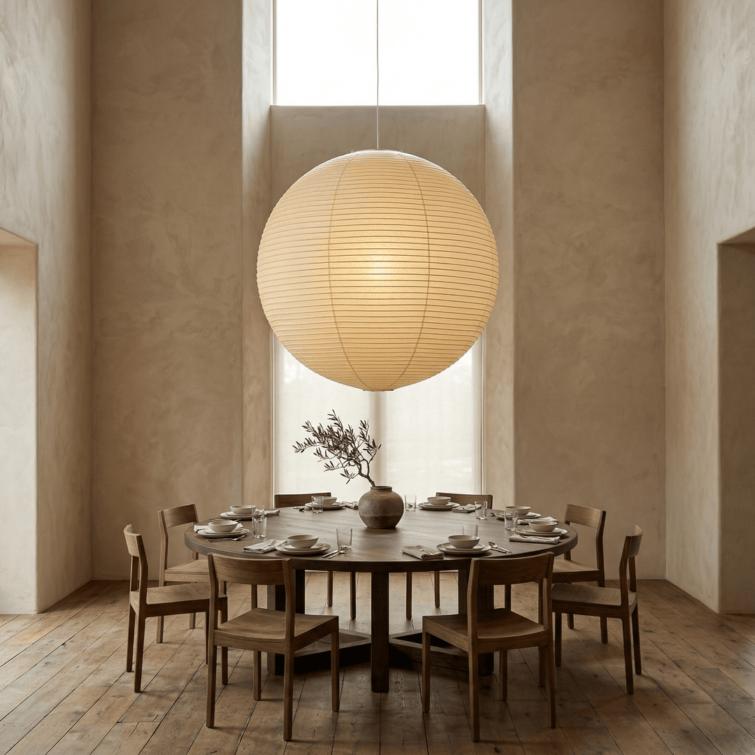 Aiko Paper Sphere Pendant Light