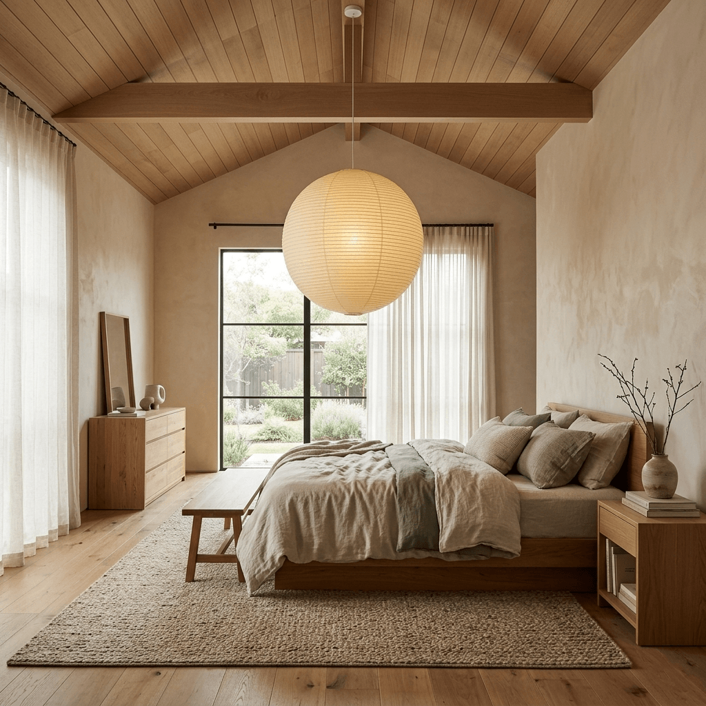Aiko Paper Sphere Pendant Light
